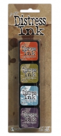 Tusz Distress Mini Ink Pad kit #8 zestaw 4szt