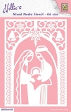 Szablon PCV A6-030 Jezus Maryja dziecitko
