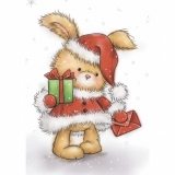 Stempel WRS Christmas Bunny Krliki