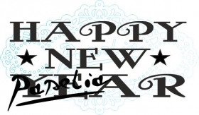 Stempel gumowy "Happy New Year"