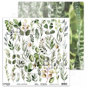 Leafy paradise element do wycinania 30x30