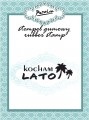 Stempel gumowy "kocham lato"