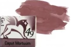 Akwarela w kostkach Renesans 49 CAPUT MORTUUM