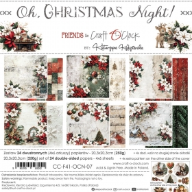 OH CHRISTMAS NIGHT - zestaw papie. CC-F41-OCN-07