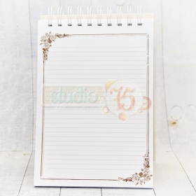 Notes A5, różany 01