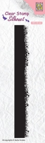 Stempel SIL062 TRAWA KA KWIATY 2,2x15cm