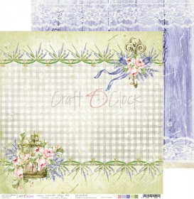 LAVENDER BLISS 02 dwustronny papier 30X30