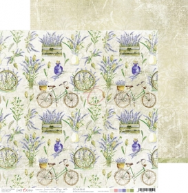 LAVENDER BLISS 05 dwustronny papier 30X30