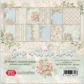 Zestaw papierw Gone With the Wind 15x15