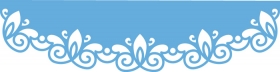 Wykrojnik Marianne Design Curved border LR0396