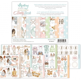Mintay - BABY BOOK  zestaw papierów 15,2x20,3