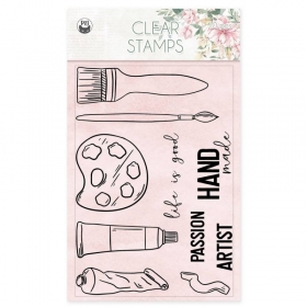 Zestaw stempli Let your creativity bloom 01, 10szt