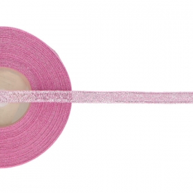 Wsteczka brokatowa 1cm rowa