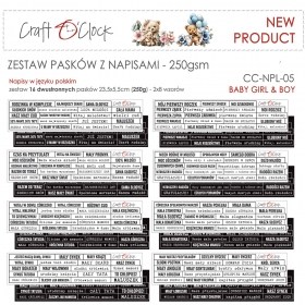 Napisy PL- BABY GIRL & BABY BOY CC-NPL-05