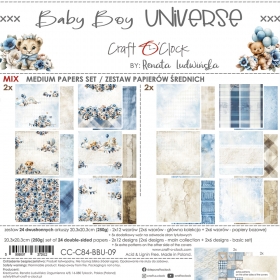 BABY BOY UNIVERSE- 20x20cm MIX CC-C84-BBU-09