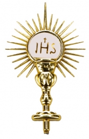 Kielich z hosti�, hostia, IHS z�oty  7,5 x  4,5cm