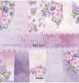 Spring Purple - zestaw papierw 30x30cm
