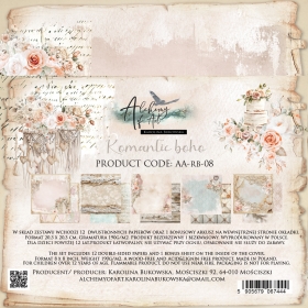 ROMANTIC BOHO zestaw 20x20cm AA-RB-08