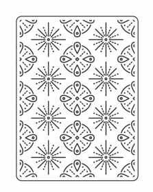 Folder do embossing 14,61x10,80cm gwiazdki plamy