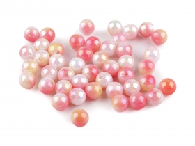 Koraliki plastikowe efekt memaid 10mm 10szt. rja
