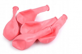 Balon klasyczny 27cm r�owy jasny 5szt.