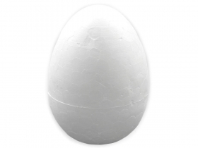 Jajko styropianowe 6x8cm biae 1szt.