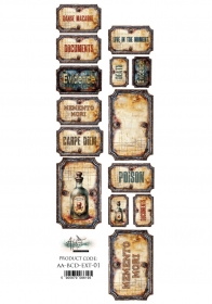 BEHIND CLOSED DOORS- pasek dodatków 5x30cm