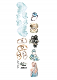 IN SHADES OF BLUE- pasek dodatkw 5x30cm