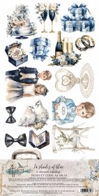 IN SHADES OF BLUE- zestaw dodatkw 15x30cm