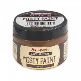 STAMPERIA MISTY PAINT 150ml farba satynowa czekola
