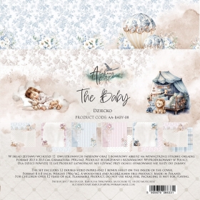 THE BABY- zestaw papierów 20x20cm