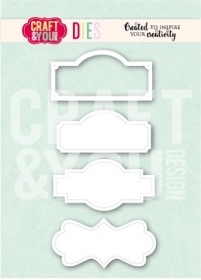 Wykrojniki - Etykiety etykietki by Bea