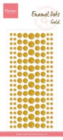Enamel dots kropki pere�ki GOLD z�ote 156