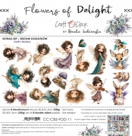 FLOWERS OF DELIGHT - zestaw DODATK�W - FAIRY WORLD