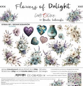 FLOWERS OF DELIGHT - zestaw DODATK�W - FLOWERS
