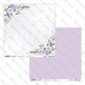 Lovely Day IN VIOLET 03/04- papier 30x30cm