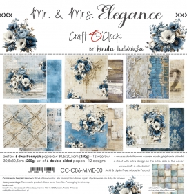 MR. & MRS. ELEGANCE - zestaw papier�w 30x30cm