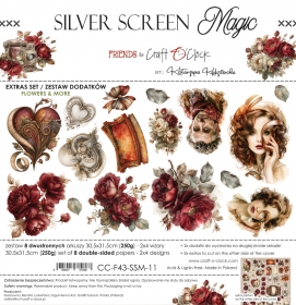 SILVER SCREEN MAGIC - zestaw DODATK�W - FLOWERS