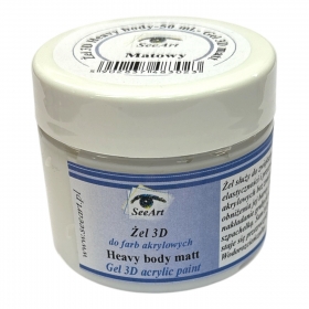 SEEART Heavy body matt 50ml żel 3D do farb akryl