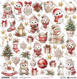 CHRISTMAS 31- papier 30x30cm