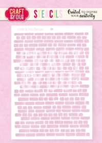 Maska szablon - Tło Bricks cegiełka cegła