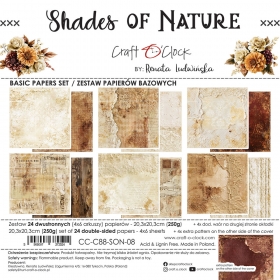 SHADES OF NATURE- 20x20 zestaw BASIC