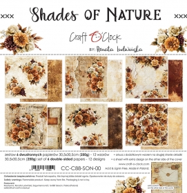SHADES OF NATURE- 30x30 zestaw papierów