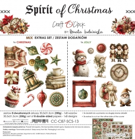 SPIRIT OF CHRISTMAS 30x30 zestaw dodatków MIX