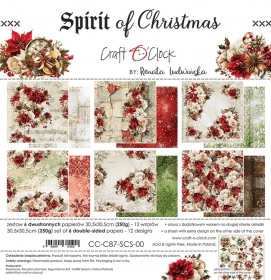 SPIRIT OF CHRISTMAS 30x30 zestaw papierów