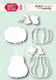 Wykrojniki- Two Pumpkins dwie dynie dynia