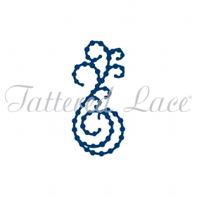 Wykrojnik Tattered Lace- Mini Perowy Zawijas 7