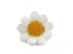 Kwiaty stokrotki 3cm biaa 5szt.
