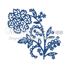 Wykrojnik Tattered Lace-Licie Kwiaty Koronka