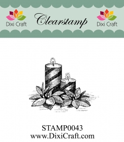 Stempel  Dixi Craft 0043 STROIK WIECE ZIMA GWIAZD